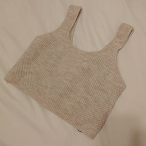 NWT - cropped sweater tank